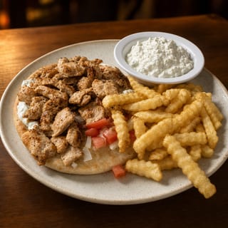 Chicken Souvlaki Wrap